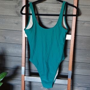 Green one piece NWT swimsuit Medium